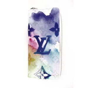 Louis Vuitton Long Wallet Zippy Wallet Vertical Water Color